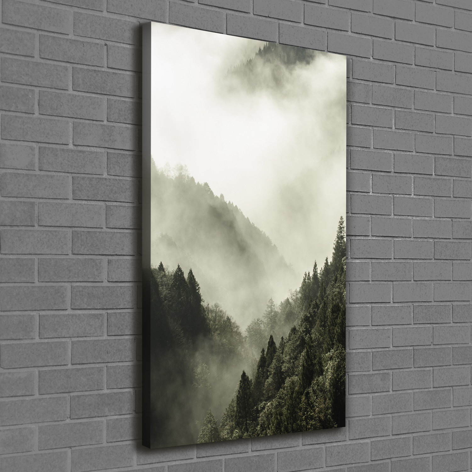 Union Rustic Fog Over The Forest - Wrapped Canvas Art Prints | Wayfair.ie