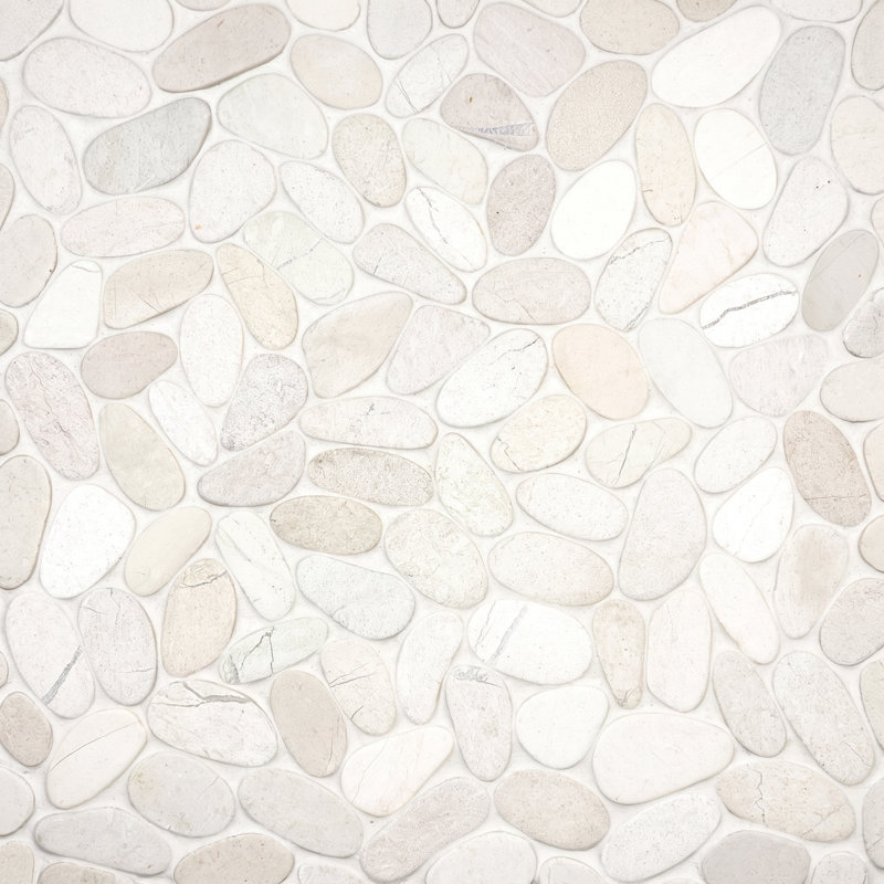 Mosaïque Pebble Vista Ivoire, Ivoire ivoire