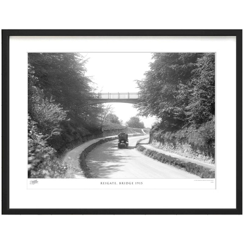 Reigate, Bridge 1915 by Francis Frith - Single Picture Frame Print, 28cm H x 36cm W x 2.3cm D