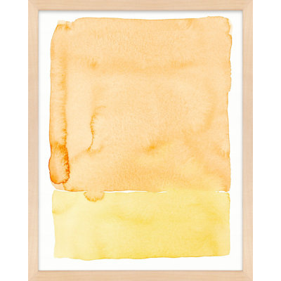 Orange Sky Framed Painting by Jacques Pilon