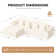 L-shaped 2-seater Sofa With Armrests, Upholstery Boneless And Throw Pillows – Cozy Sectional Couch With High-density Foam For Living Room, Apartment, Small Spaces