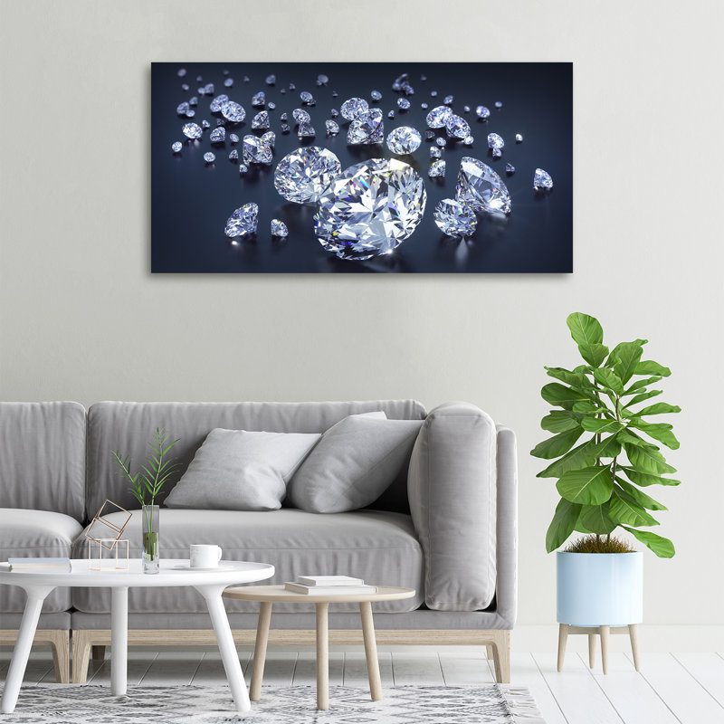 Diamonds - Wrapped Canvas Print