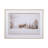 First Snow by Aledanda a Framed Art Print Matted under Glass