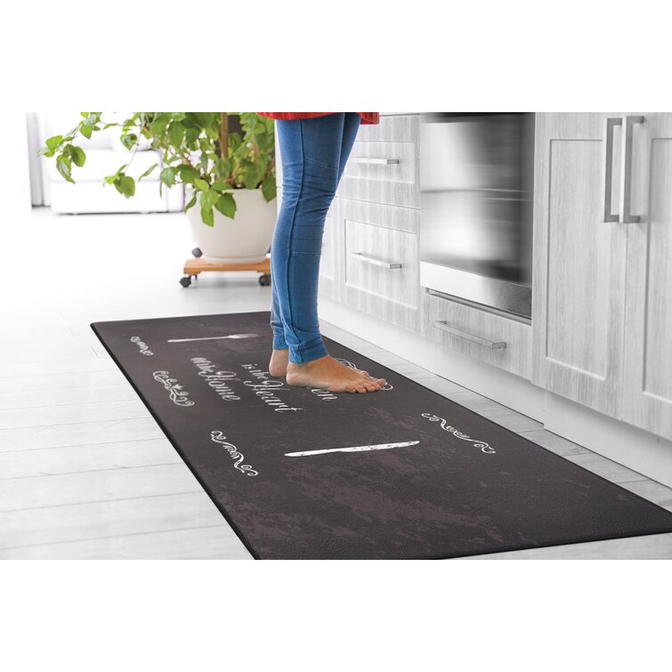 Distressed Traditional Gray 18x47 Anti-Fatigue Standing Mat
