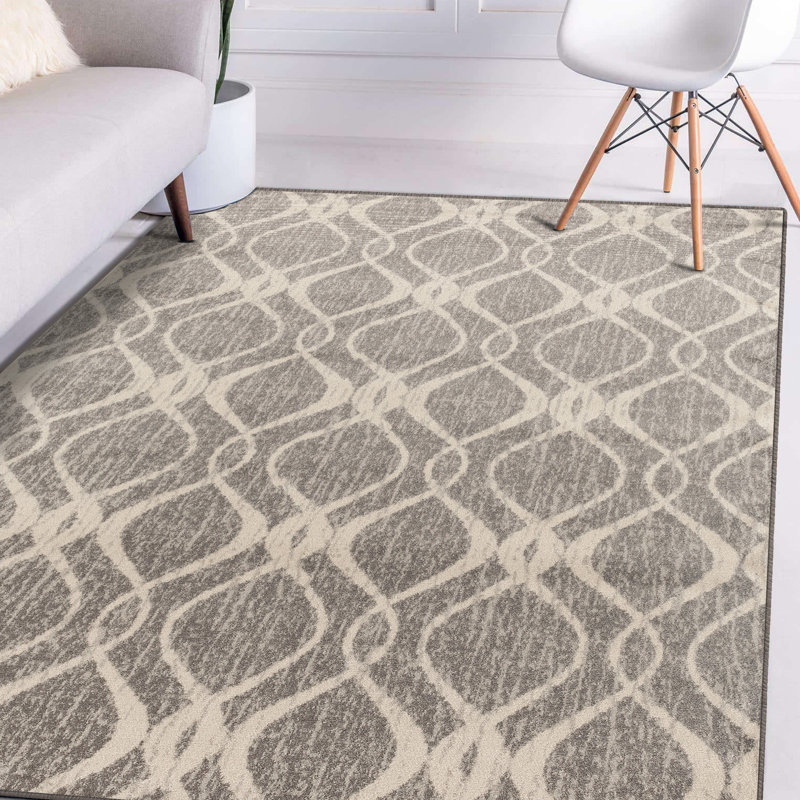 Akihiro Geometric Indoor Rug, Rectangle 5'2" x 7'4"