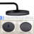 3-Function Shower System Set With Rainfall Showerhead, Handheld Sprayer And Bathtub Spout-117600918