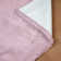 Umeh Cozy Faux Rabbit Fur Area Rug Machine Washable Rug in Pink
