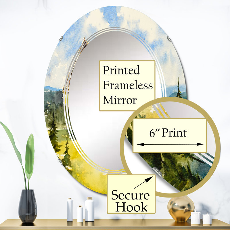 Miroir de salle de bain sans cadre, 36 po x 24 po