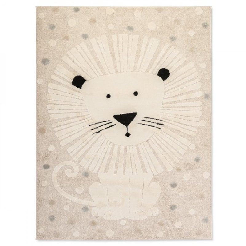 Tapis pour enfants 5 pi 3 po x 7 pi Elio, Ivoire-beige