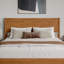 Lit plateforme en bois avec pied de lit et tiroirs de rangement Ronan-477815-477818