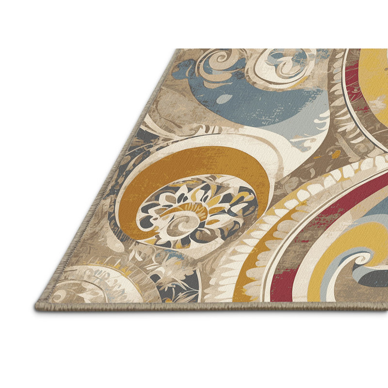 Perky Jiggle Rug, Square 4'