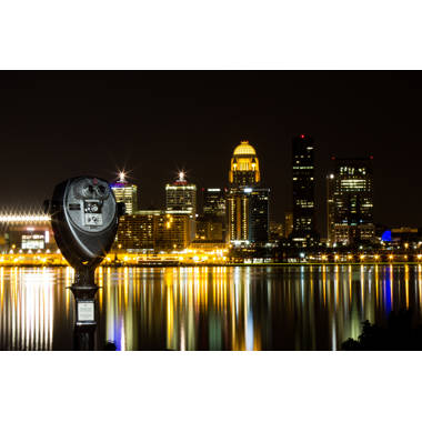 Louisville Night Skyline Art: Canvas Prints, Frames & Posters