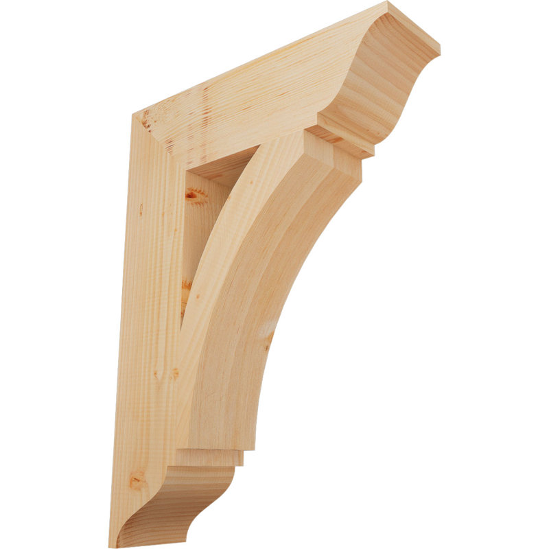 Support traditionnel Thorton, Douglas (lisse), H 30 po x l 5,5 po x P 22 po