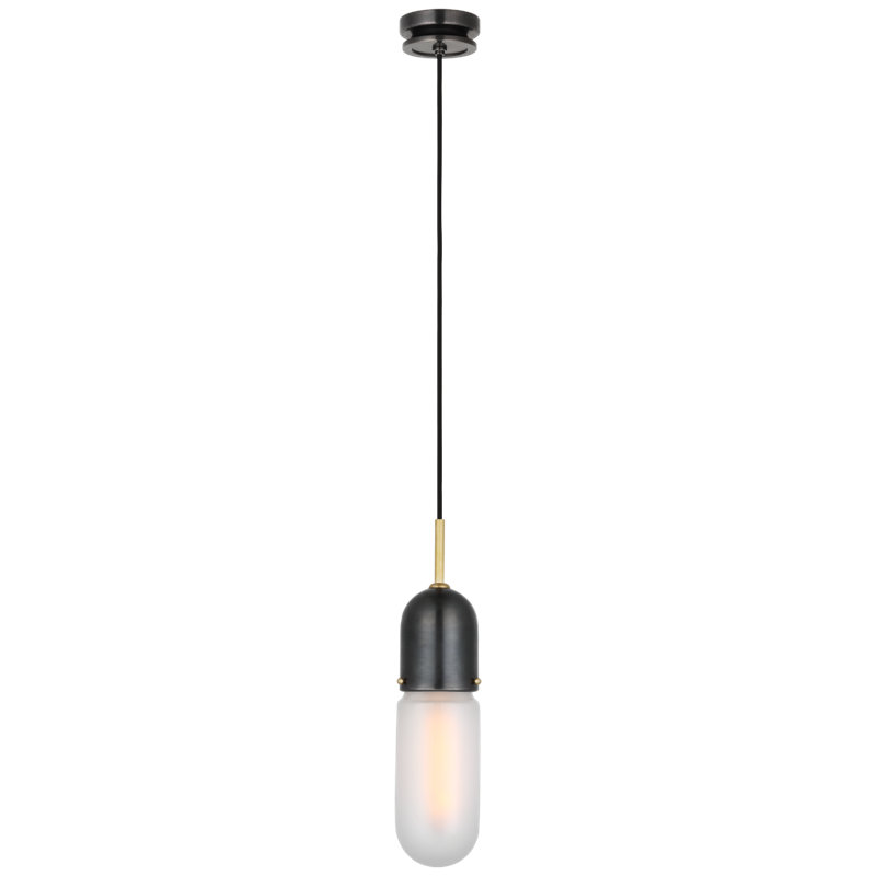 Junio 1 - Light Pendant, Bronze/Brass, Frosted