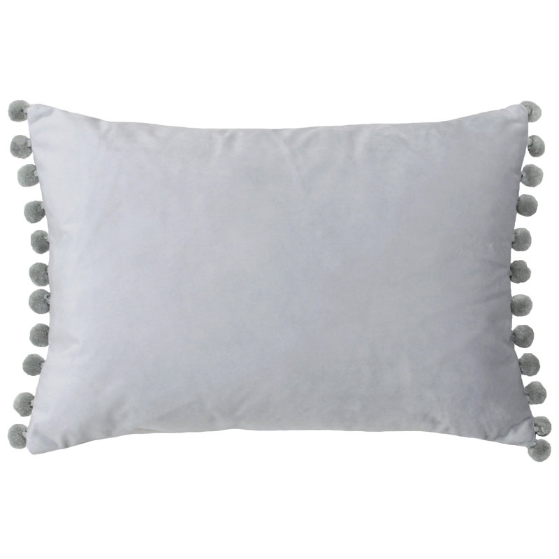 Theis Fiesta Rectangular Scatter Pillow Cover, Dove, Feather