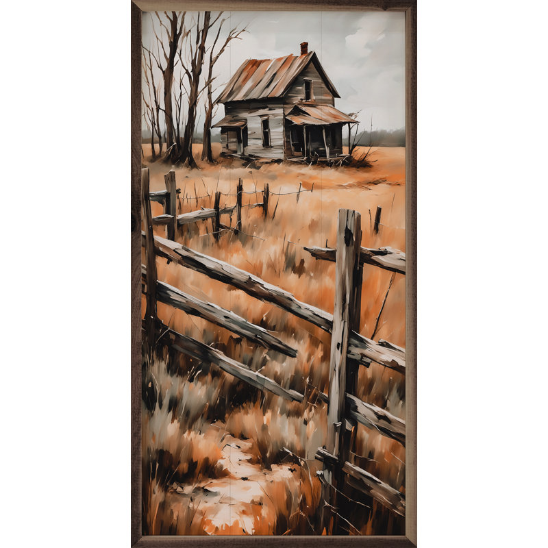 " Old House ", 36" H x 18" W