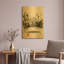 Décoration murale en métal doré « Fujiyishida 02 » de Pechane, 40,6 x 61 cm-750631936