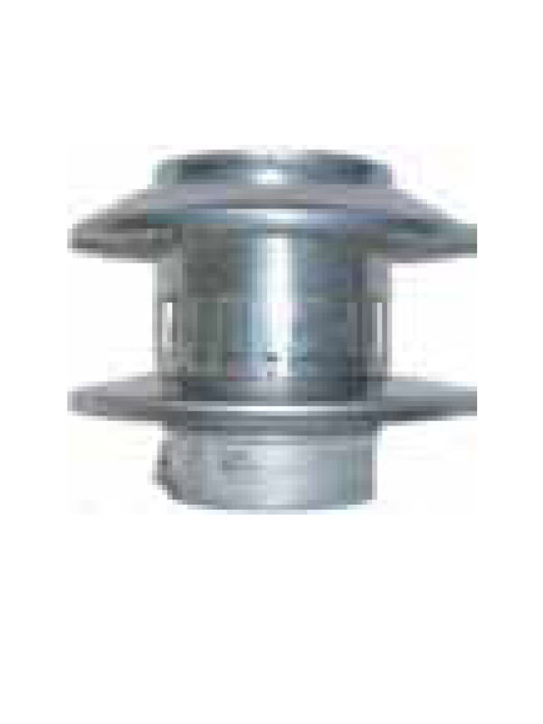 Rain Cap with Single Wall Venting, 4"