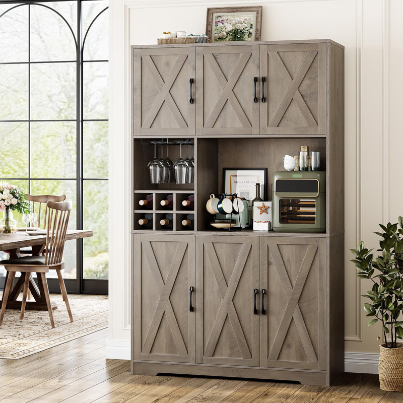Armoire de rangement pour garde-manger, Gris cendre