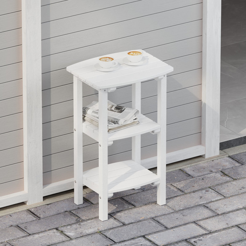 Table d'appoint Classic à 3 tablettes, Blanc