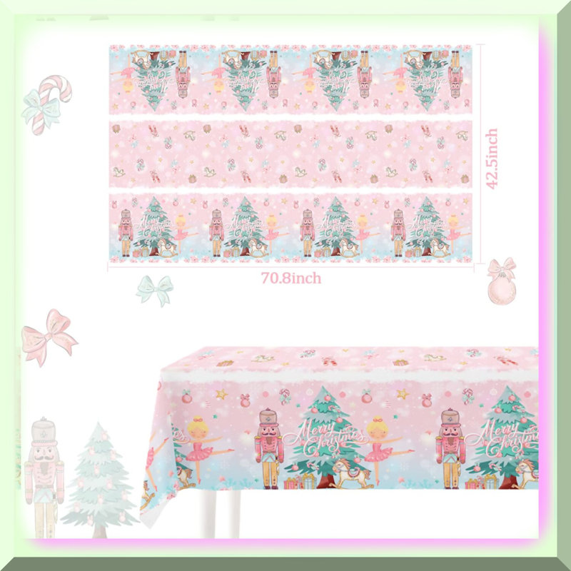 Roller Skating Birthday Tablecloths 70 Inches 3 Pack
