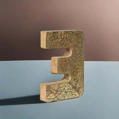 Haddam Text & Numbers Letter Block