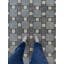 Hand Knotted Wool Checkered Area Rug-2018768986