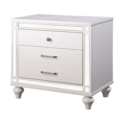 Table de chevet, blanc