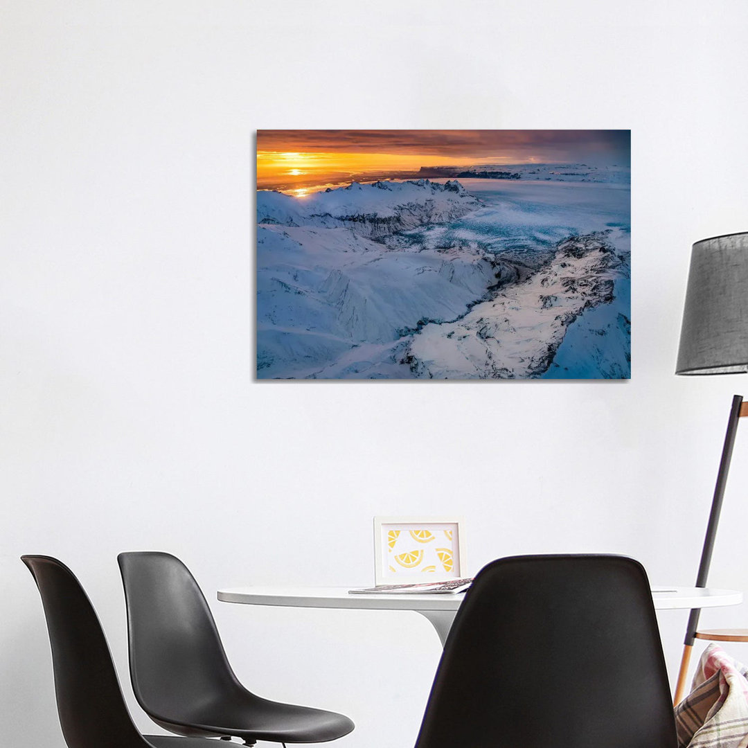 Glacial Landscapes, Vatnajokull Ice Cap, Vatnajokull National Park, Iceland. Unesco World Heritage Site. 1PC3