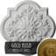 Médaillon de plafond Endurathane Baile, DE 20 po x P 3 1/2 po x P 1 5/8 po (convient aux auvents jusqu'à 3 1/4 po), fini blanc ultra pur peint à la main-28581057