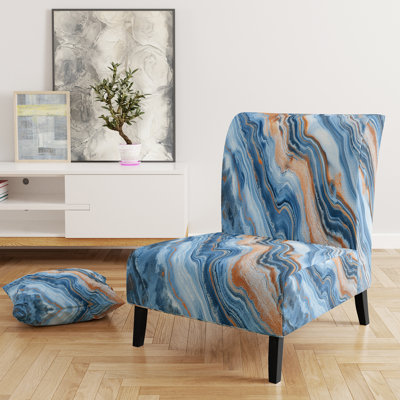Fauteuil de chambre rembourré Mid-Century