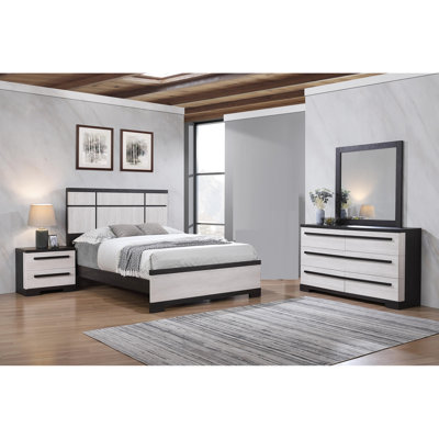 Structure de lit grand moderne, tête de lit à panneau en ébène gris, solution pour chambre à coucher contemporaine, sommier tapissier nécessaire, effort d'assemblage simple, taille requise avec design, essentiel, travail d'installation rapide