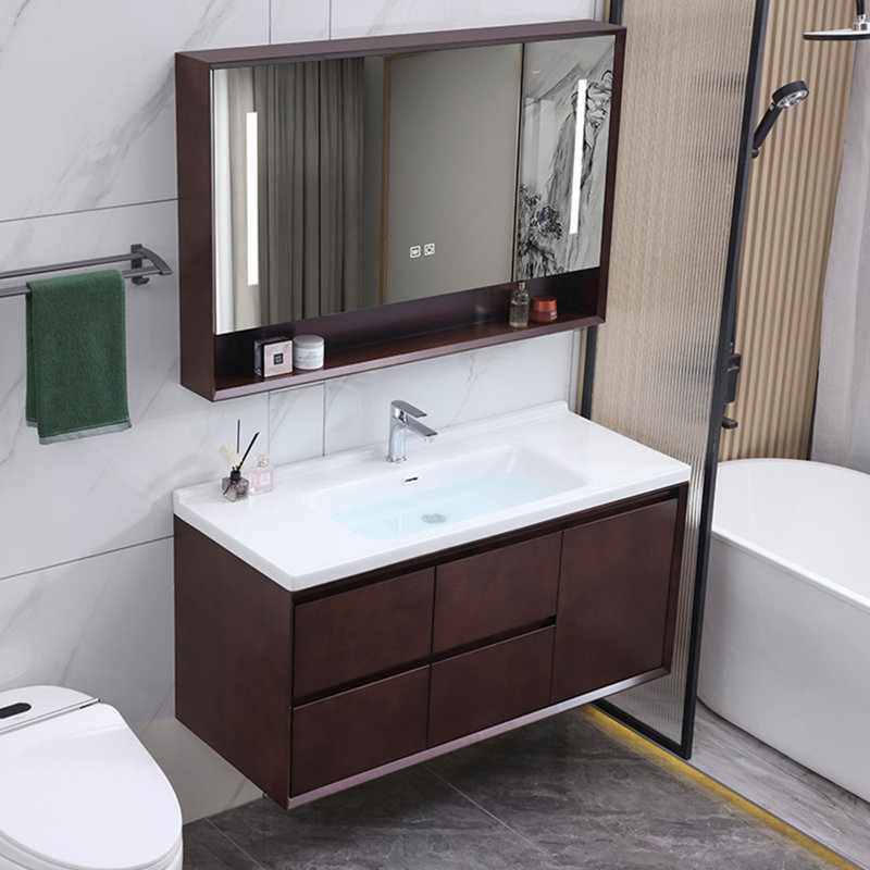 Meuble-lavabo simple de style chinois