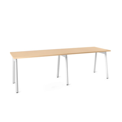 Bureau simple Series A, 47 po, blanc