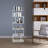 61"H X 21.65"W 6-Tier Clear Acrylic Geometric Bookshelf/Display Stand Home Decor