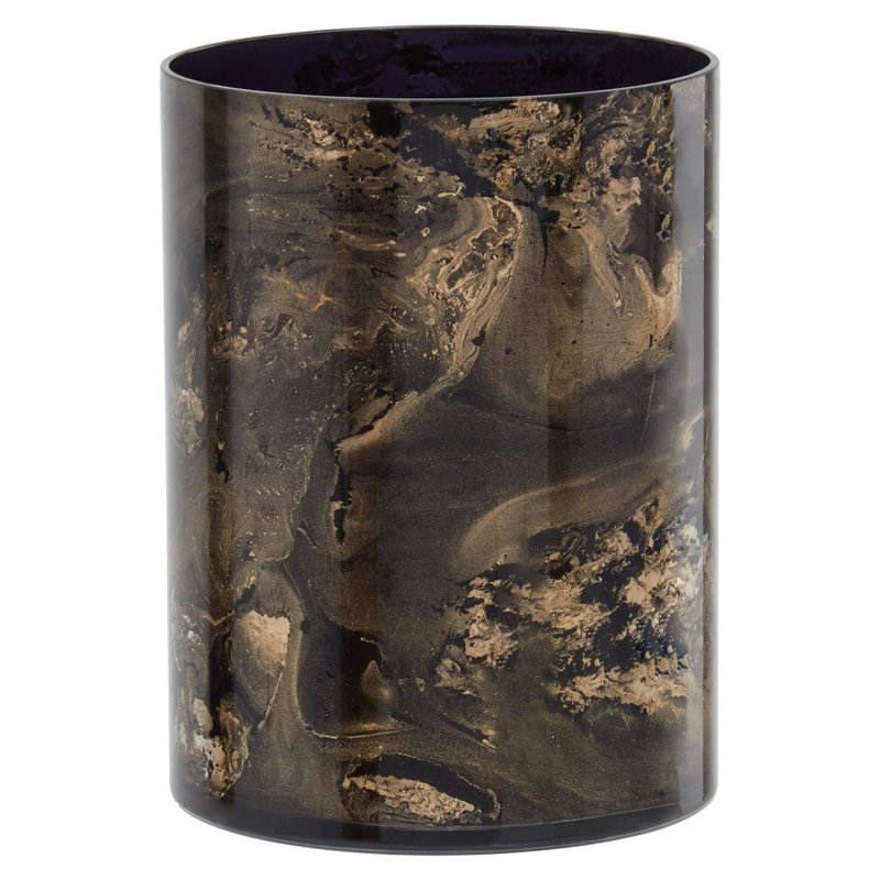 Marble Tabletop Tealight Holder, 13cm H x 11cm W x 11cm D