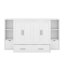 Grand lit escamotable avec tablettes, tiroirs et port USB-121082561