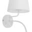 Vangilder 2-Light Dimmable White Armed Sconce