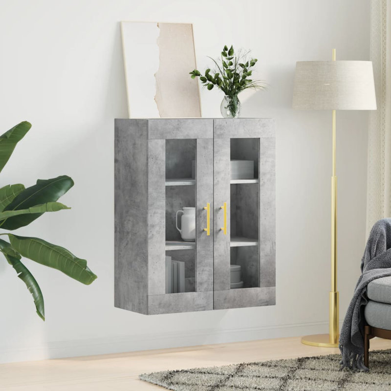 Maritxu Wall Bathroom Cabinet, Concrete Grey