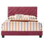Lit double en cerisier pour espaces modernes