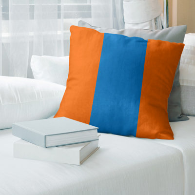 Striped Linen Reversible Pillow Cover