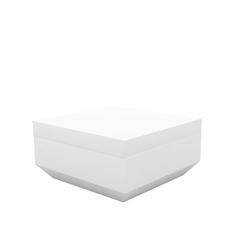 Repose-pieds en résine Vela - 31,5 po x 31,5 po - Basic, Blanc