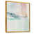 Toile avec cadre flottant or