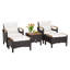 Vavra Polyethylene (PE) Wicker 4 - Person Seating Group with Cushions