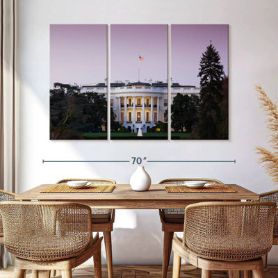 White House At Dusk