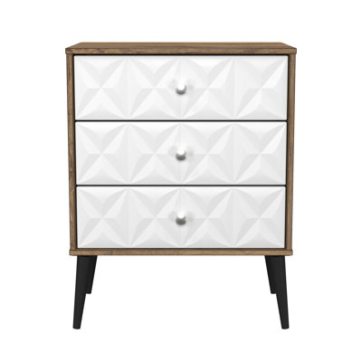Tonsey 58cm W 3 - Drawer Chest of Drawers