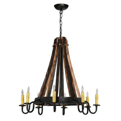Rustic Lodge 8 - Light Chandelier