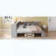 Lit de jour double avec armoires de rangement, armoire à chaussures et ports USB-602950968