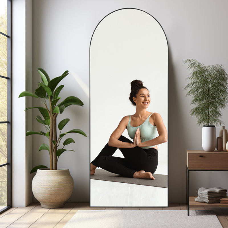 Miroir Kadeshia, Noir, 76 po x 34 po
