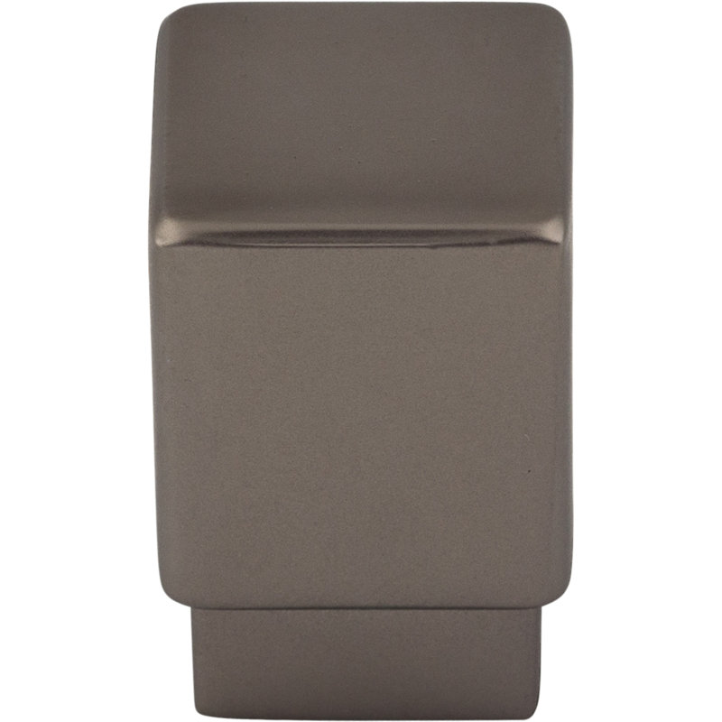 Tapered 1" Length Square Knob, Ash Gray, 3/4" Knob Length